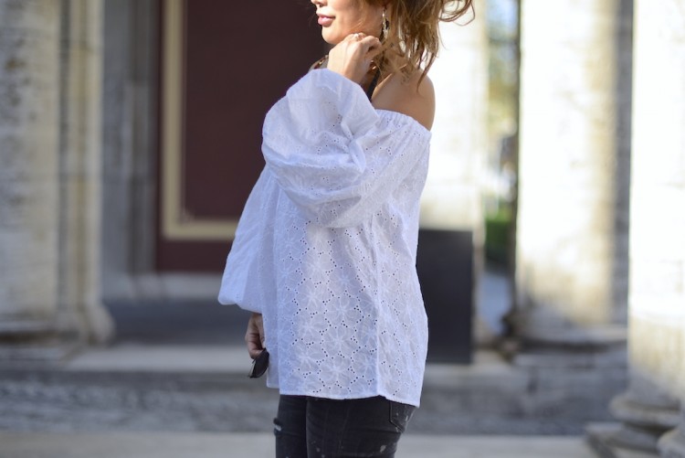 weiße bluse 