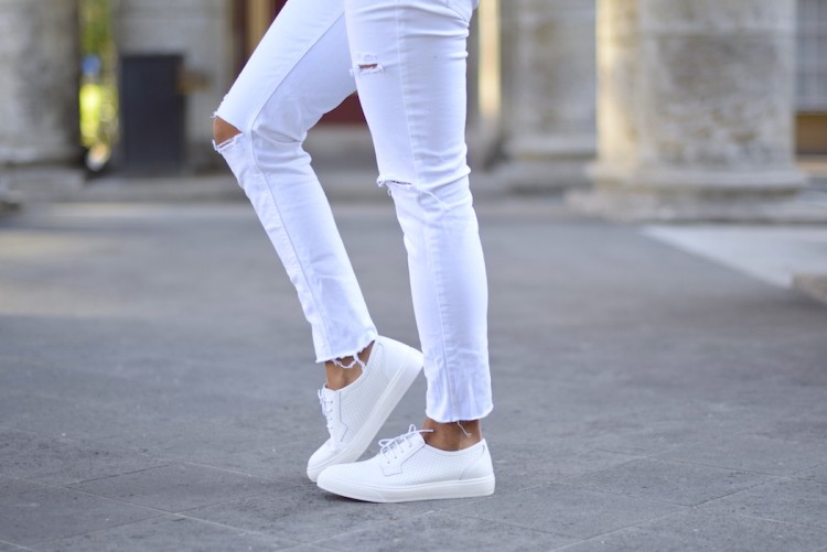 all white